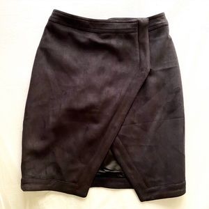 LF • SEEK The Label Faux Suede Asymmetrical Skirt